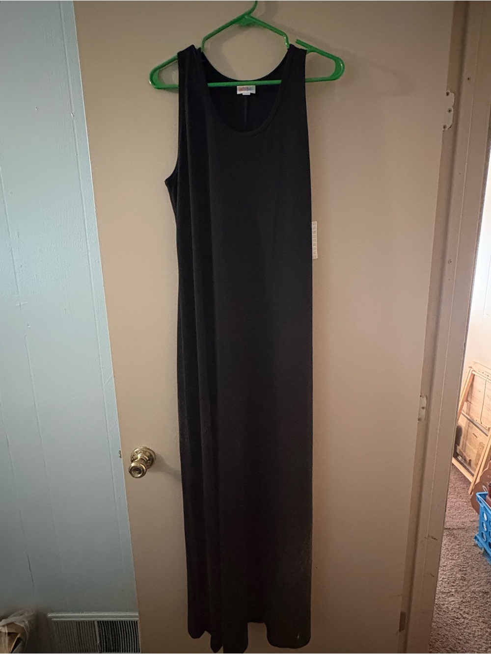 LulaRue Dani - Black Sleeveless Maxi Dress - Classic Everyday Style